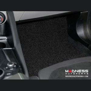 Alfa Romeo Giulia Floor Mats - All Weather - Soft Touch PVC Loop - Front + Rear - Black - RWD